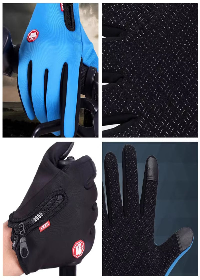 Winter Gloves for Men Women Touchscreen Warm Outdoor Cycling Driving Motorcycle Cold Gloves Windproof Non Slip Gloves