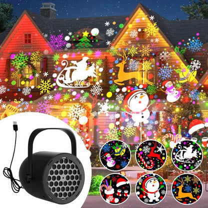 LED Christmas Projection Lamp