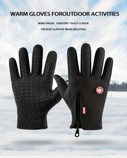 Warm Touchscreen Winter Gloves – Windproof, Non-Slip Outdoor Wear