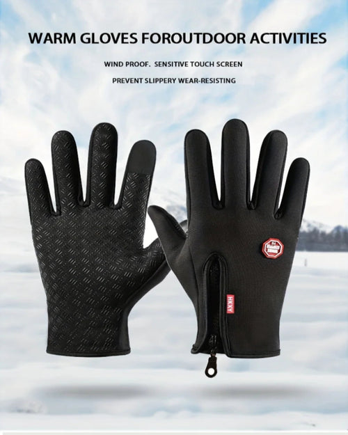 Warm Touchscreen Winter Gloves – Windproof, Non-Slip Outdoor Wear