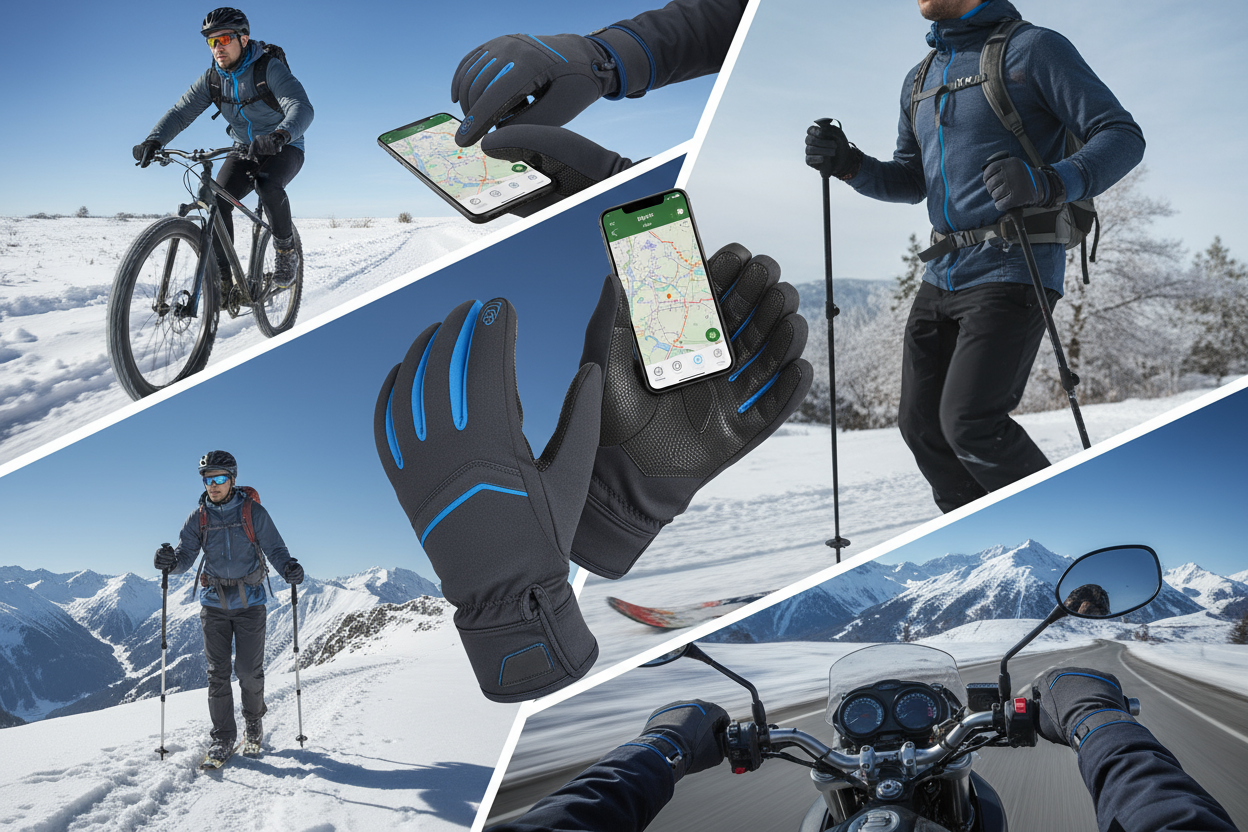 Whether you’re cycling, running, hiking, skiing, or motorcycling, these gloves deliver comfort, flexibility, and protection for every adventure.